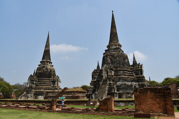 Fototapeta premium タイアユタヤのワット・プラ・シー・サンペット