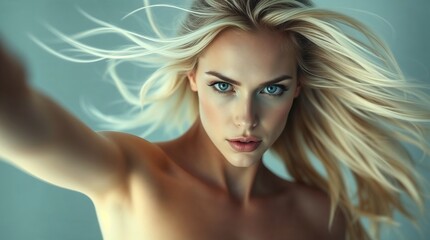 Beautiful White Woman portrait