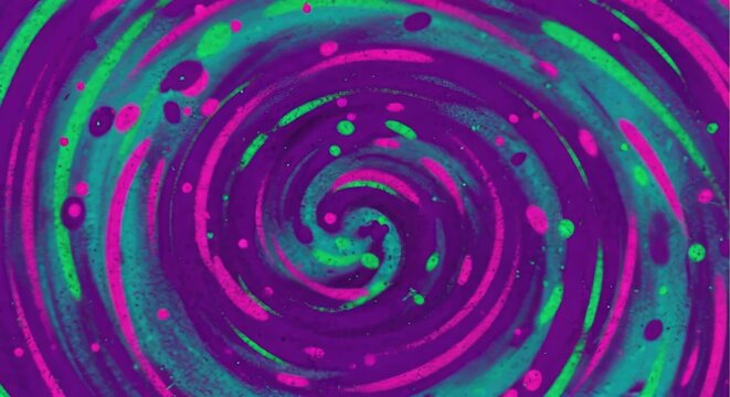 Vibrant Swirl of Colors - Abstract Artistic Spiral Design.