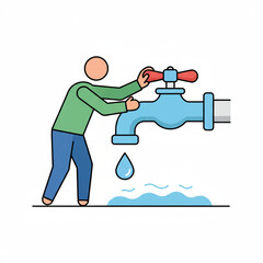 Tap Water Conservation and Saving Resources