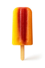Vibrant Popsicle Delight: A refreshing, multi-colored popsicle on a stick, a simple pleasure on a warm day.