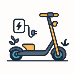 Electric Scooter Charging and Green Transport