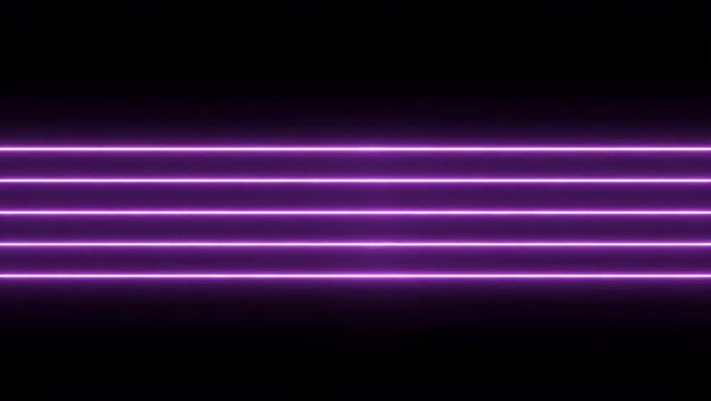 Glowing horizontal purple neon lines forming a parallel pattern