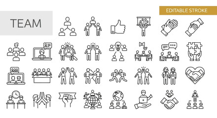 Vector icons celebrating various events and holidays with gift boxes, music, and food, perfect for invitations and decorations