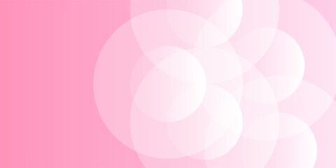 pink and yellow gradations circle effect style geometric abstract background art