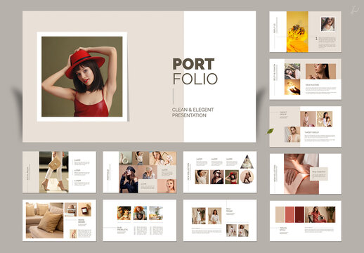 Modern Fashion Portfolio Presentation Template