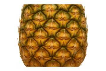 Ripe pineapple fruit skin texture pattern close up, showing natural vibrant colors, tropical food element