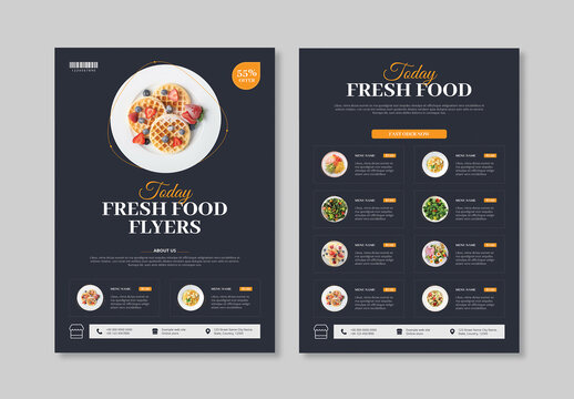 Fresh FoodMenu Flyers