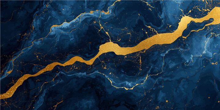 An abstract blue background with yellow paint lines illustrates a relief map of the Earth's continents and seas, symbolizing world geography and nature