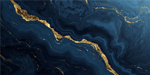 Abstract blue ocean texture resembling paint strokes of a map of the world © RASEL