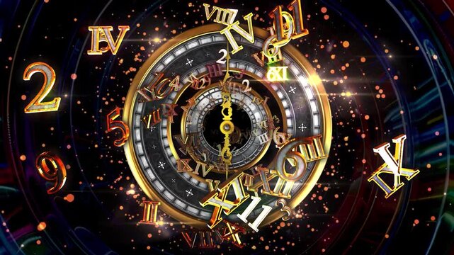Flying Clock Numbers