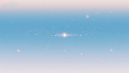 Water ripple with light reflection