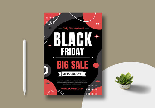 Black Friday Poster Template Layout