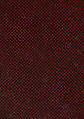 Macro Shot of Red and Black Halftone Dot Texture on Paper