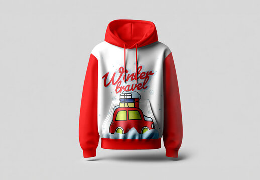 Winter Vibrant Hoodie Design