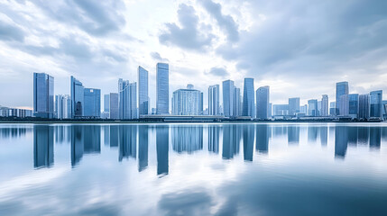 Fototapeta premium modern city skyline