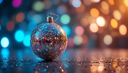 3D Elf Decorating Giant Christmas Tree, Snow Falling