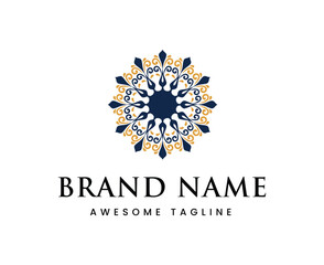 Elegant Ornamental Mandala Logo Design