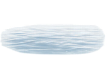 Water texture showing a calm light blue liquid surface with gentle ripples and a transparent background