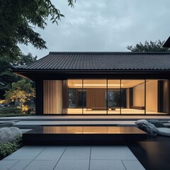 Minimal forms reference Japanese style while maintaining a premium futuristic look