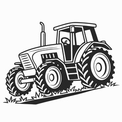 Tractor Side Profile Icon