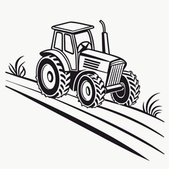 Farm Tractor Icon 1