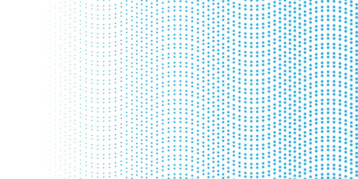 minimalist Transparent Vector Gradient Blue Color Halftone Background Staggered Dots Pattern modern dotted. blue dot vector art