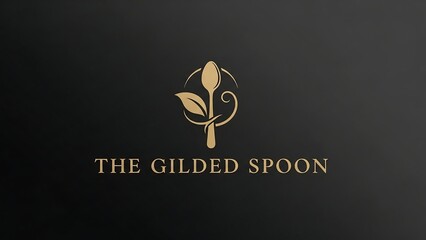 Elegant Logo Design for The Gilded Spoon Restaurant.