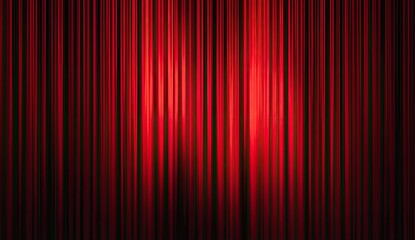 Red theatrical curtain