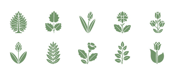 Plants Icons - Traditional Collection