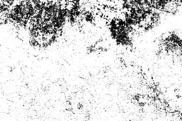 Black and white grunge cracked texture vector with distressed surface effect