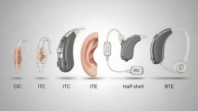 Hearing Aid Types - A Comprehensive Overview of Hearing Solutions.