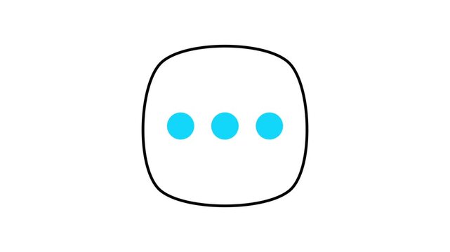 Dotted loading animated icon