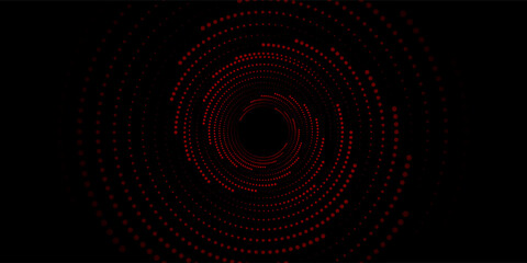 Modern background Spiral logo icon or design element. Black dots on a white background and white dots neutral art good