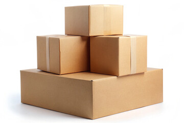 stack of cardboard boxes