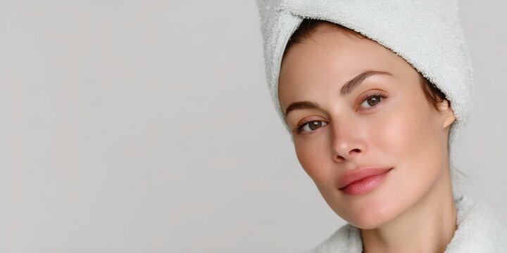 Woman with a smile on her face - Powered by Adobe