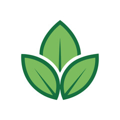 modern leaf logo