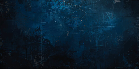 Abstract dark blue textured background with soft, cloudy, and organic surface. Natural grunge appearance with smooth tonal texture.Distressed Wall Surface with Subtle Spotlight Effect.