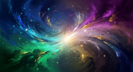 Dynamic abstract light lines with glowing center. Digital data flow visualization for technology, communication, and energy concepts.