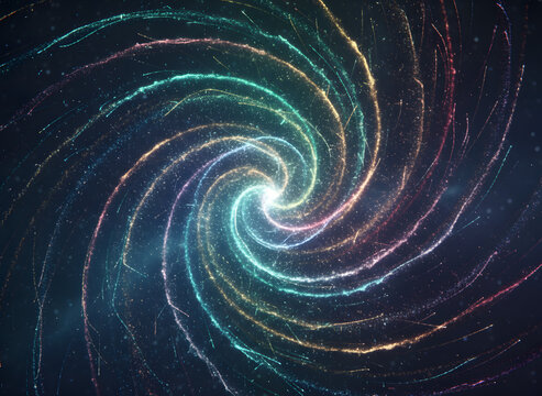 spiral galaxy in space