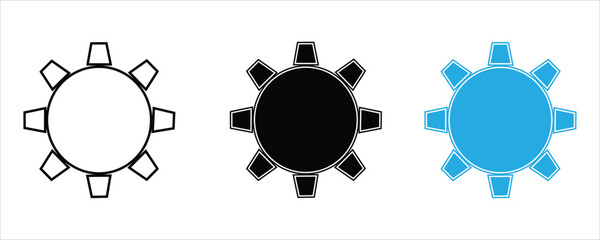 setting icon set in outline,