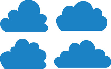 cloud icon set