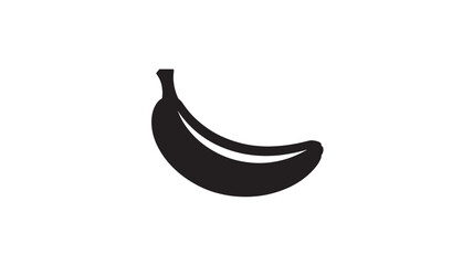 Banana fruit icon for food and nutrition design