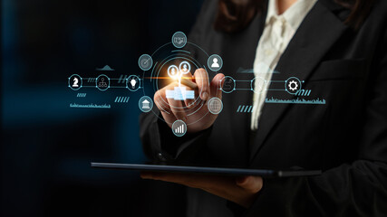 Financial investment strategy for business growth and wealth management. A concept of funding, stock market analysis, and global economic growth. Motif