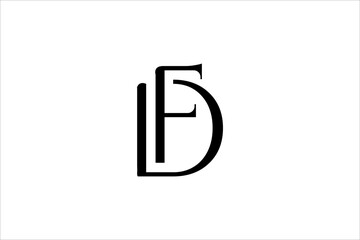 Stylized logo featuring intertwined letters L, F, and D with elegant, modern, creative design appeal