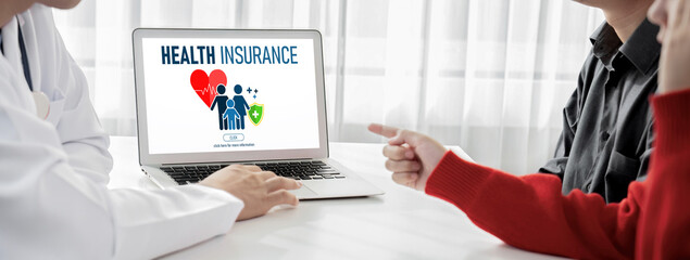 Health insurance web site brisk registration system for easy form filling