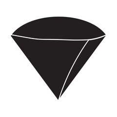 Filter Paper glyph icon