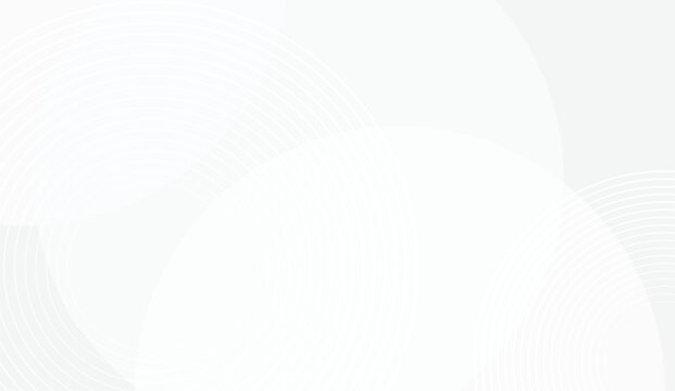 Abstract Circles, White and Gray, Circular Patterns, Overlapping Shapes, for Backgrounds and Presentation Designs for a Minimalist and Clean Aesthetic, 175 characters