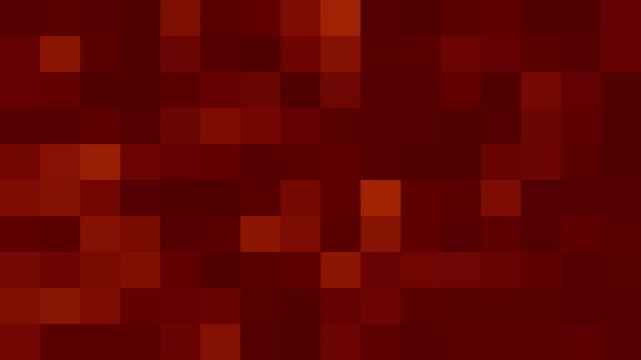 Technology futuristic pattern background. Geometric looping square mosaic animation. High- tech squares animation.