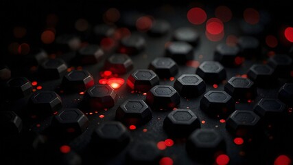 Black and red abstract dark wallpaper